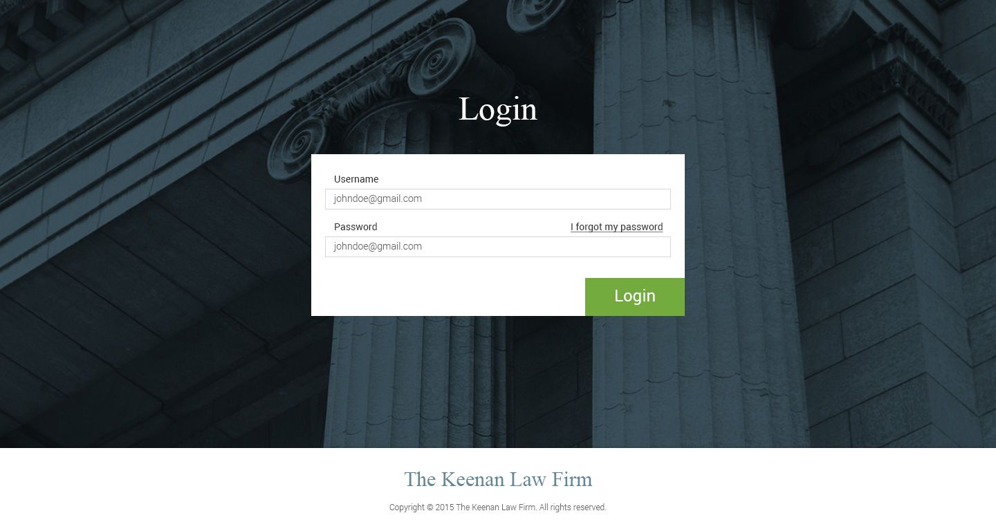 Keenan Law Presentation App