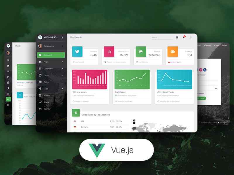Vue Material Dashboard PRO