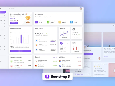 Materio Dashboard FREE - Bootstrap 5