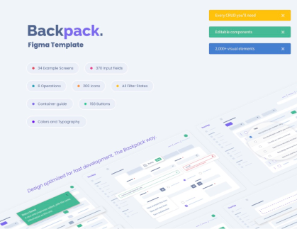 Build Laravel apps in record time with Backpack and the Backpack Figma Template