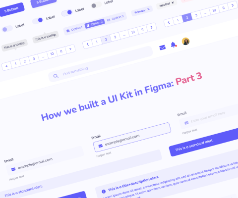 How we built a UI Kit in Figma (Part 3). Modals, cards, tables & more