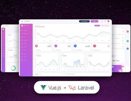 Build scalable Laravel apps with an API-powered backend - Vue White Dashboard PRO Laravel