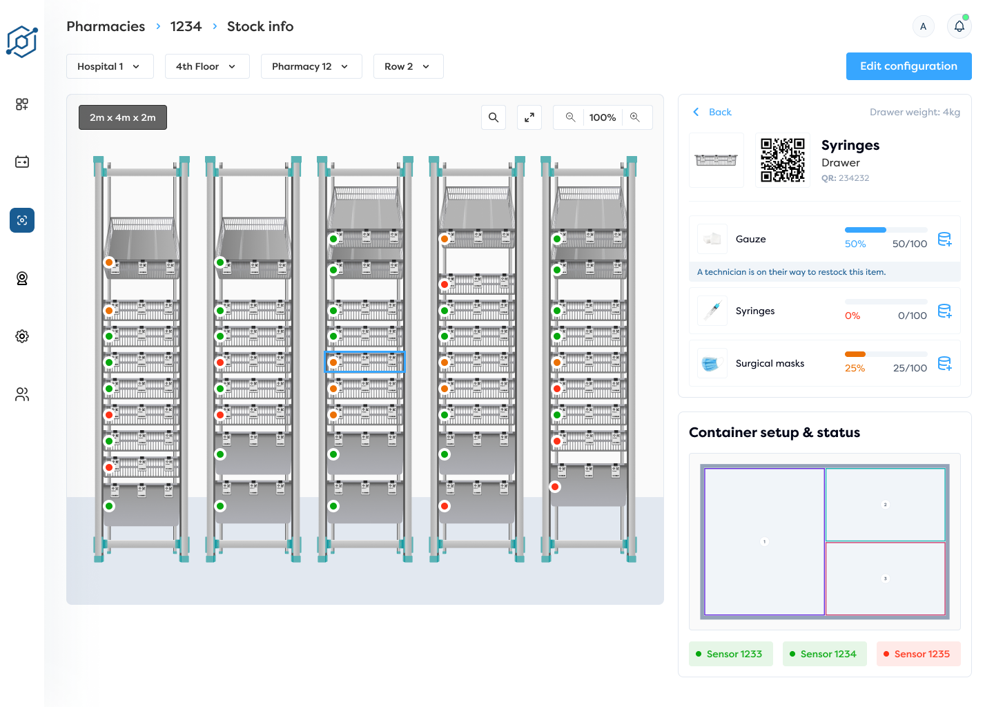 MediTrack medical supply tracker