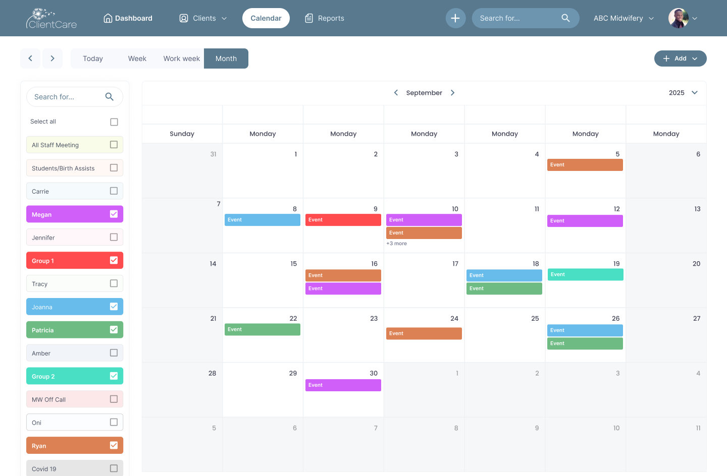 Client Care Midwife Helper