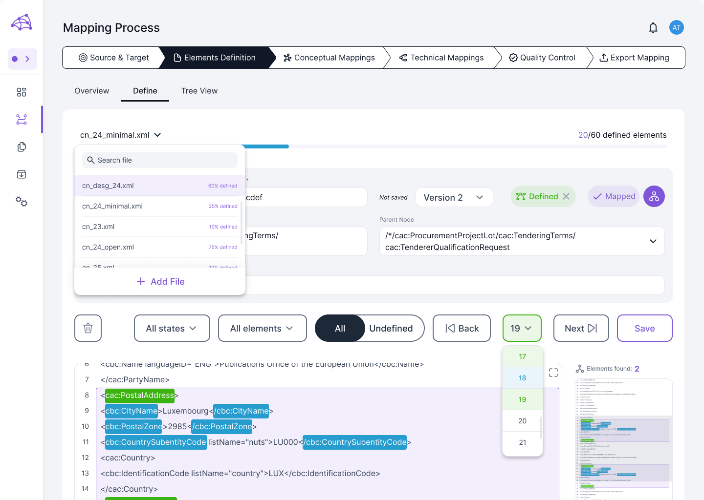 Meaningfy Mapping Workbench